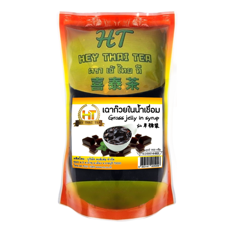 Grass Jelly Original Flavor HONGTER Manufacturer of Bubble Milk Tea